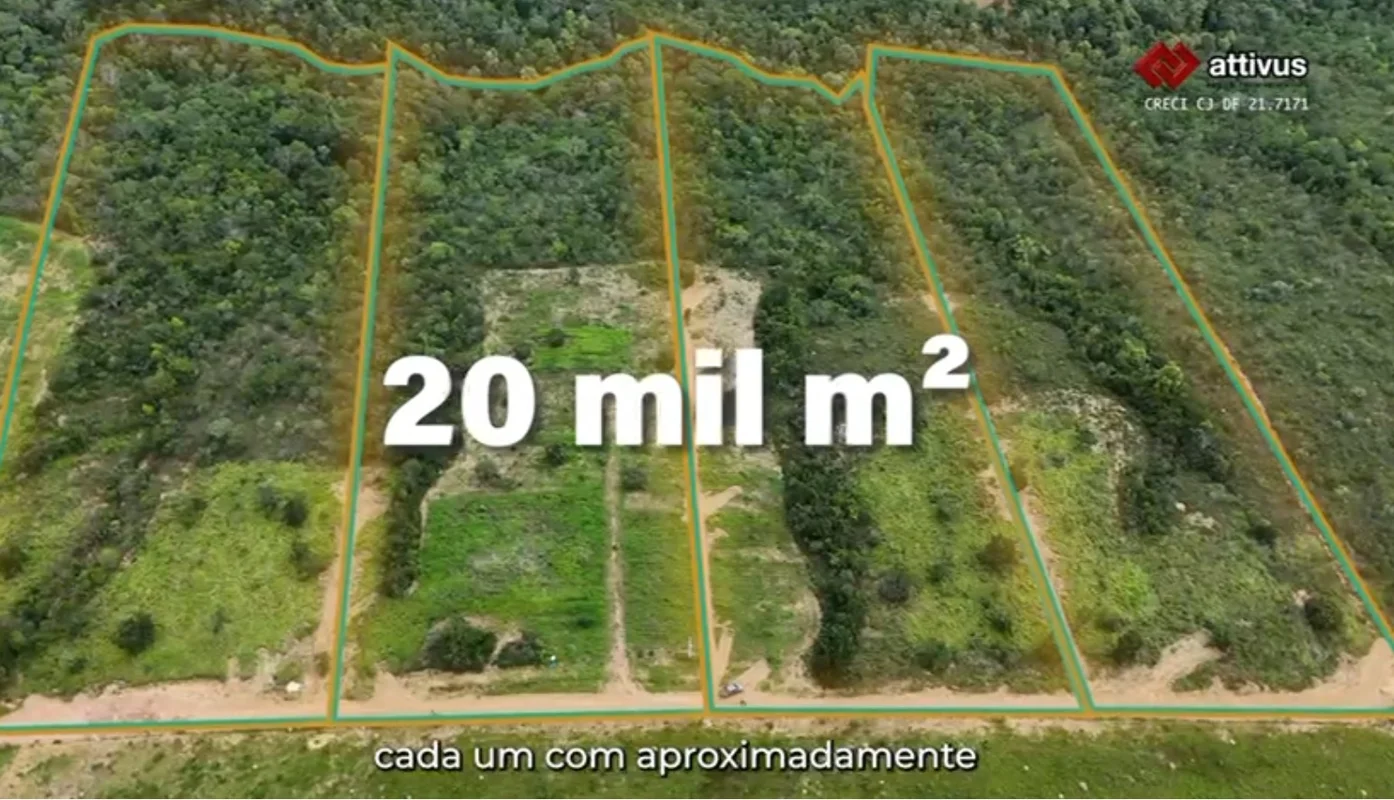 VENDO chácaras com mais de 20 mil m2 em local seguro, tranquilo !LOTES e valores...
