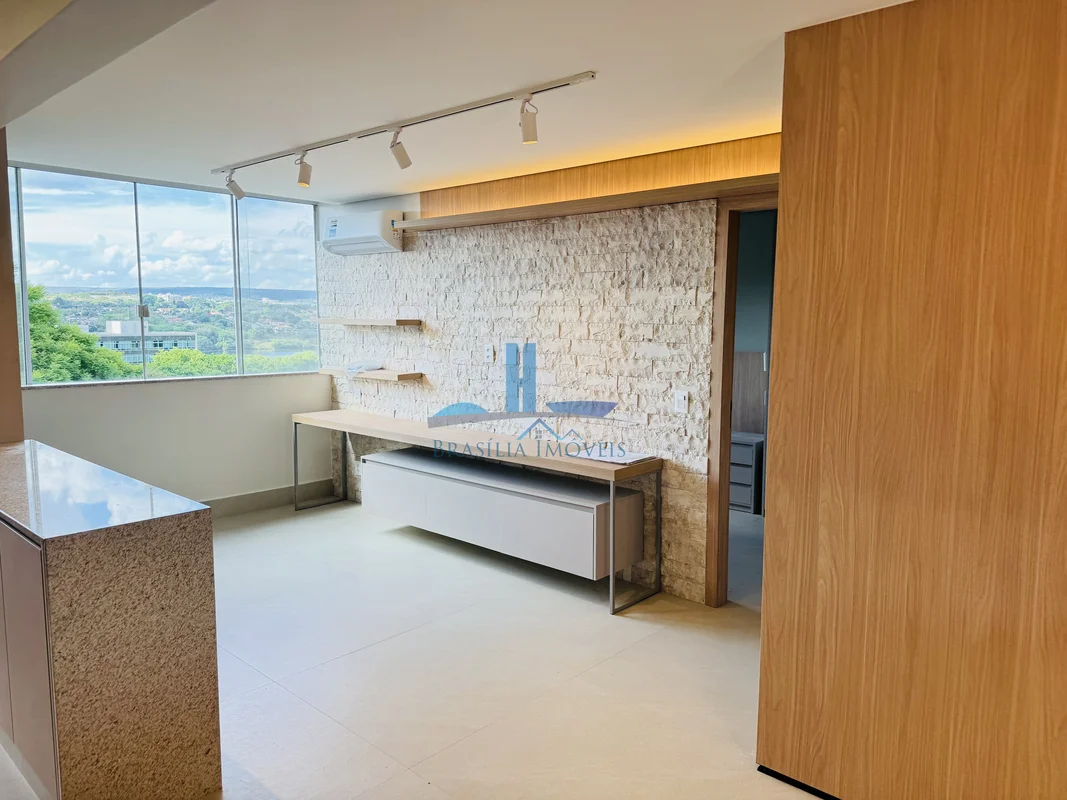 BRASÍLIA IMÓVEIS ALUGA COM EXCLUSIVIDADE — LINDO APARTAMENTO UM QUARTO VISTA LIV...