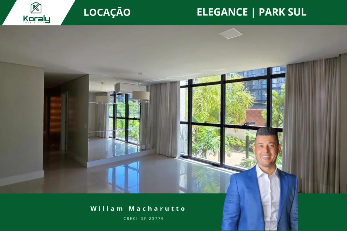 Elegance Park Sul – 3 Suítes | 121m² | 2 vagas de garagem Seja bem-vindo ao ELEG...