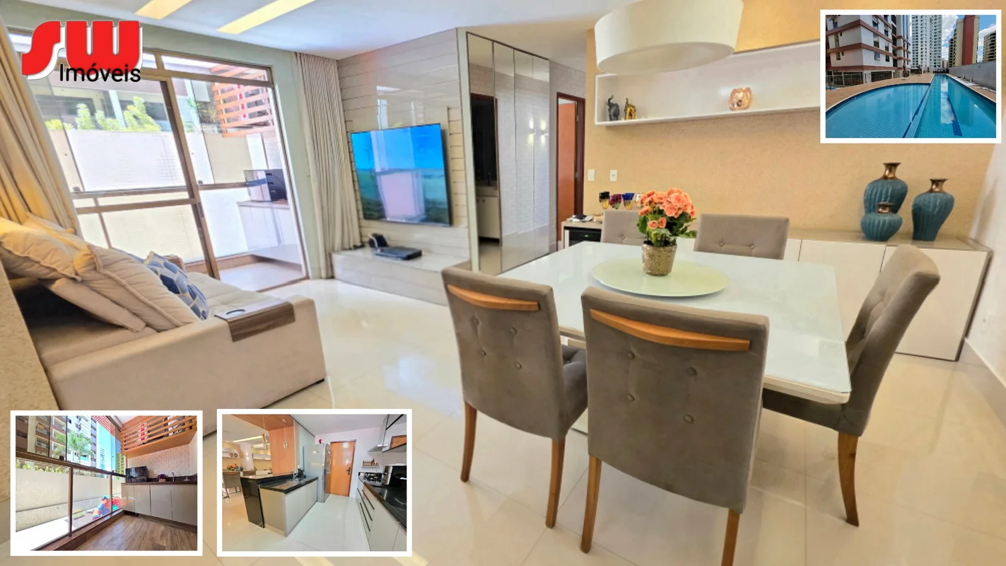Residencial Ilha de Sicília Reformado !!Apartamento Nascente !!Sala para 2 ambie...