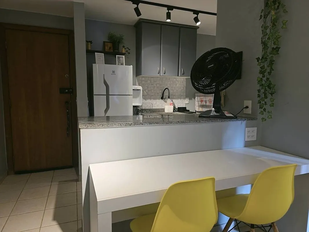 Kitnet mobiliada de 36 m² com ar-condicionadoEsta kitnet residencial oferece um ...