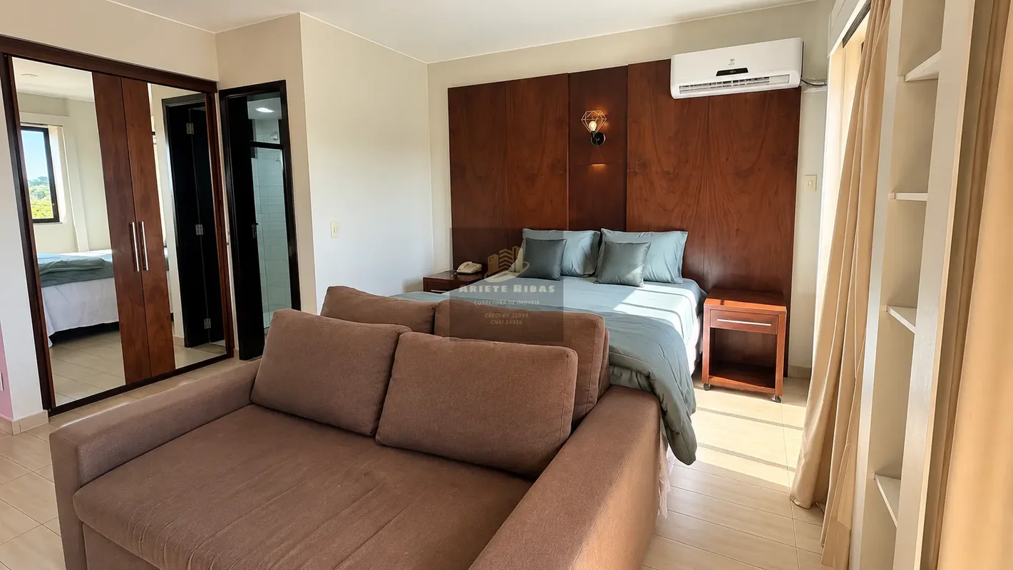 Flat de 37 m² no Lake Side Apart Hotel, com vista para o Lago ParanoáExcelente f...