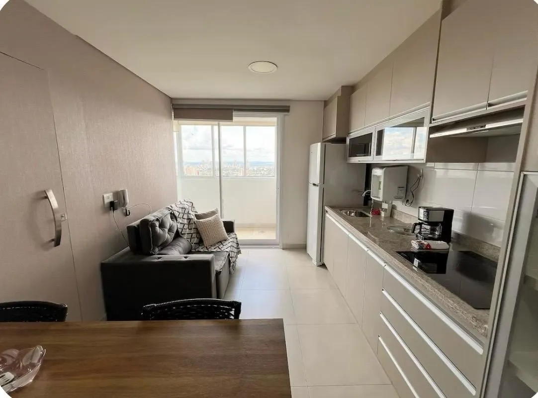 Apartamento mobiliado com vista definitiva para o Estádio Serra Dourada — Reside...