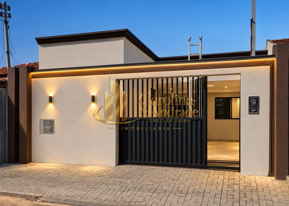 VENDO CASA MODERNA – SAMAMBAIA/DFCasa moderna, bem planejada, com ambientes clar...