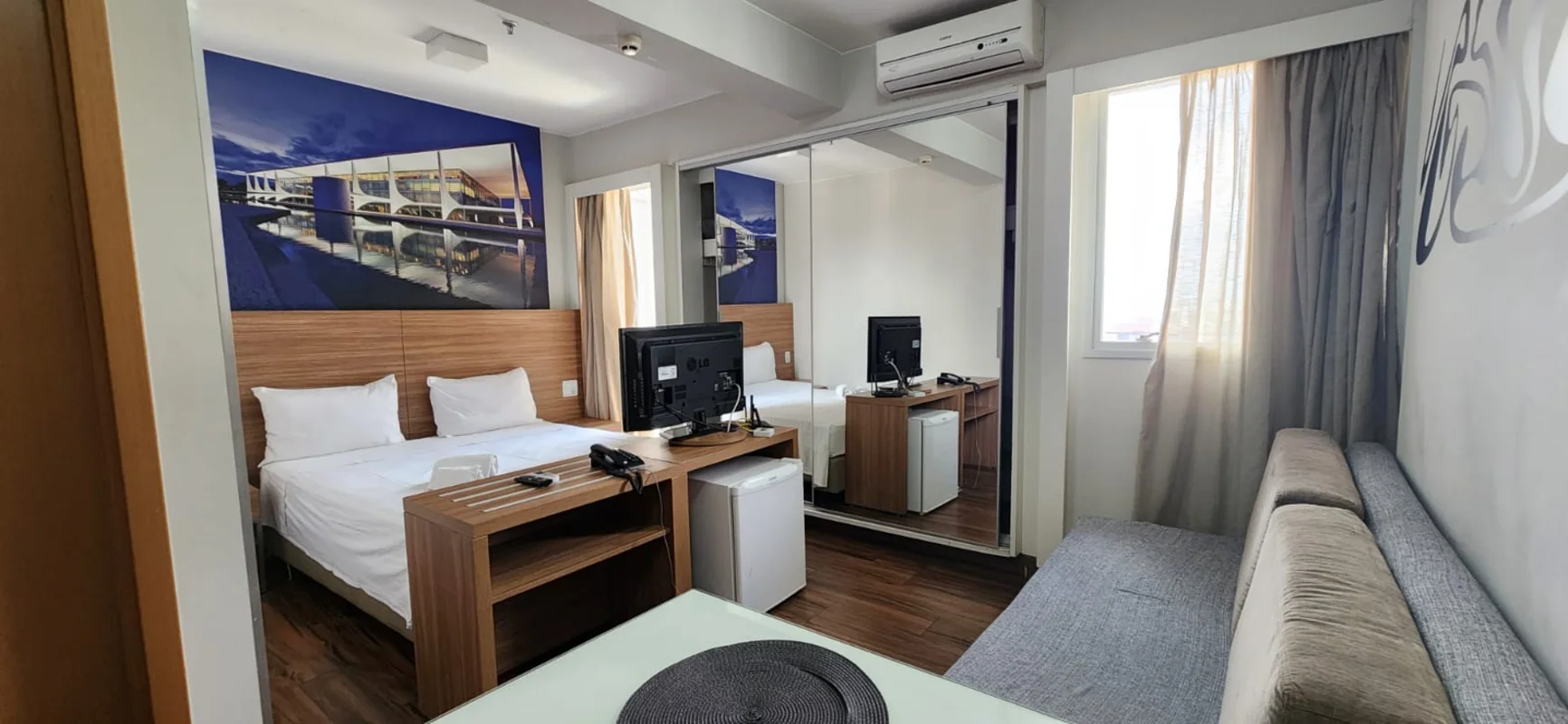 FLAT MOBILIADO | RESIDENCIAL S4 MALL HOTEL | RUA 36 SULExcelente flat de 24 m², ...