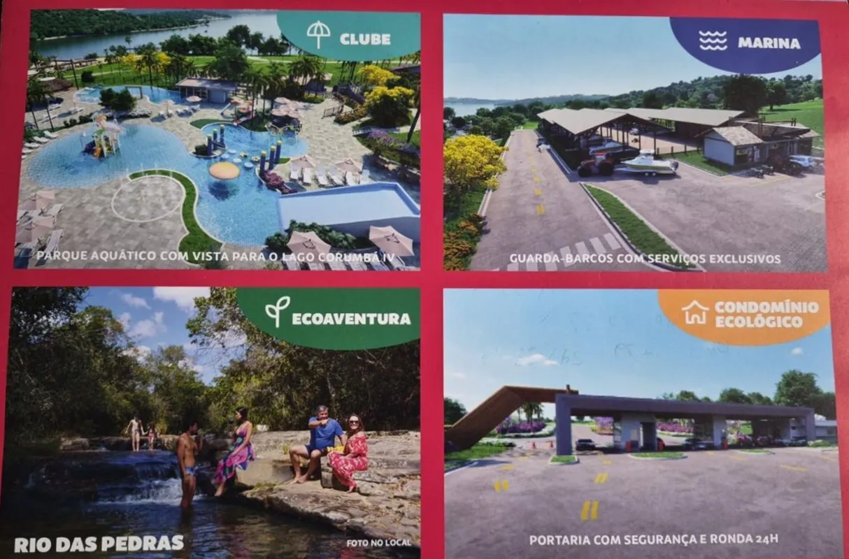 Lote no Condomínio Escarpas Eco Parque, localizado no Lago Corumbá, a 20 Km de A...