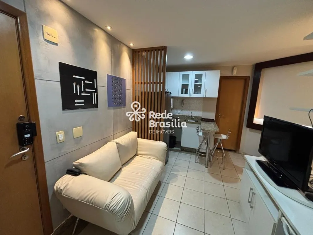 SUDOESTE | STUDIO LÍNEA | KITNET 26M² | TOTALMENTE MOBILIADA | 1 VAGA DE GARAGEM...