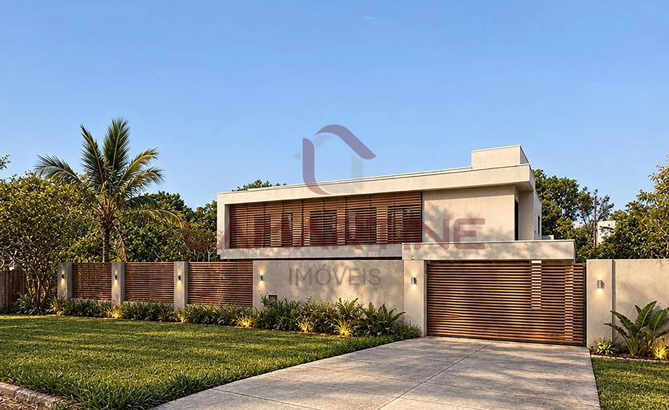 EXCLUSIVA! Casa moderna | 4 suítes | Vista para reserva | Aceita permuta e consó...