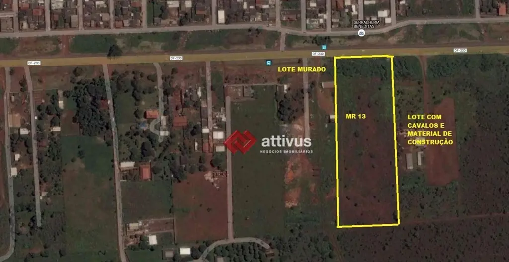 IMPERDÍVEL ! Lote com 20.177 m2, REGISTRADO e ESCRITURADO !-Na beira da pista, c...