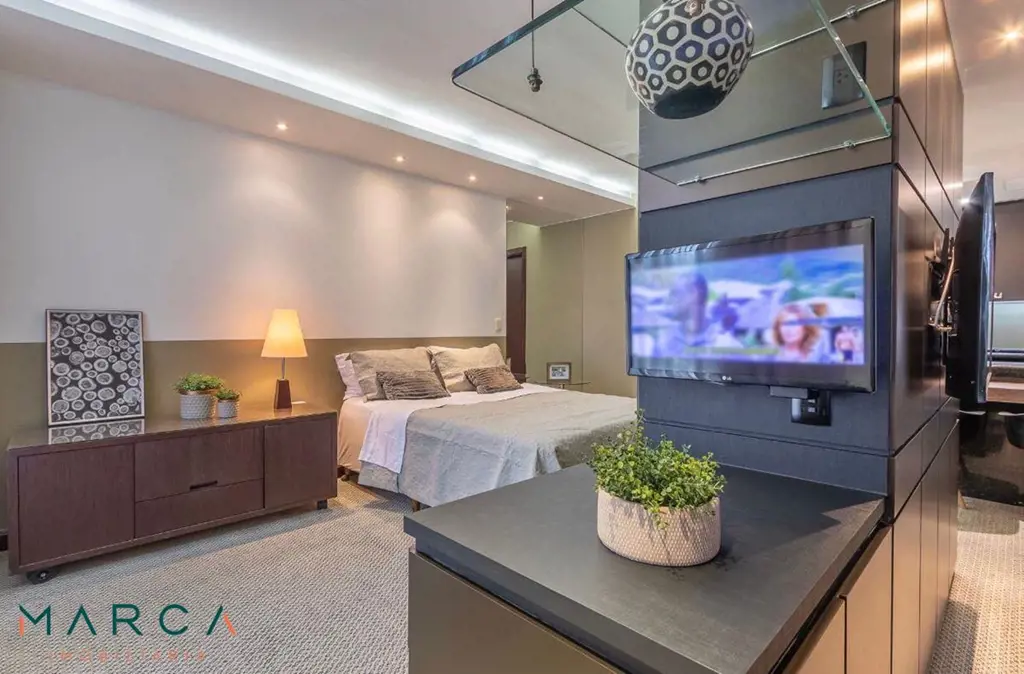 Flat Melia Brasilia 21 nascente, andar alto. 46 M2 Com cozinha e Home Office! Be...