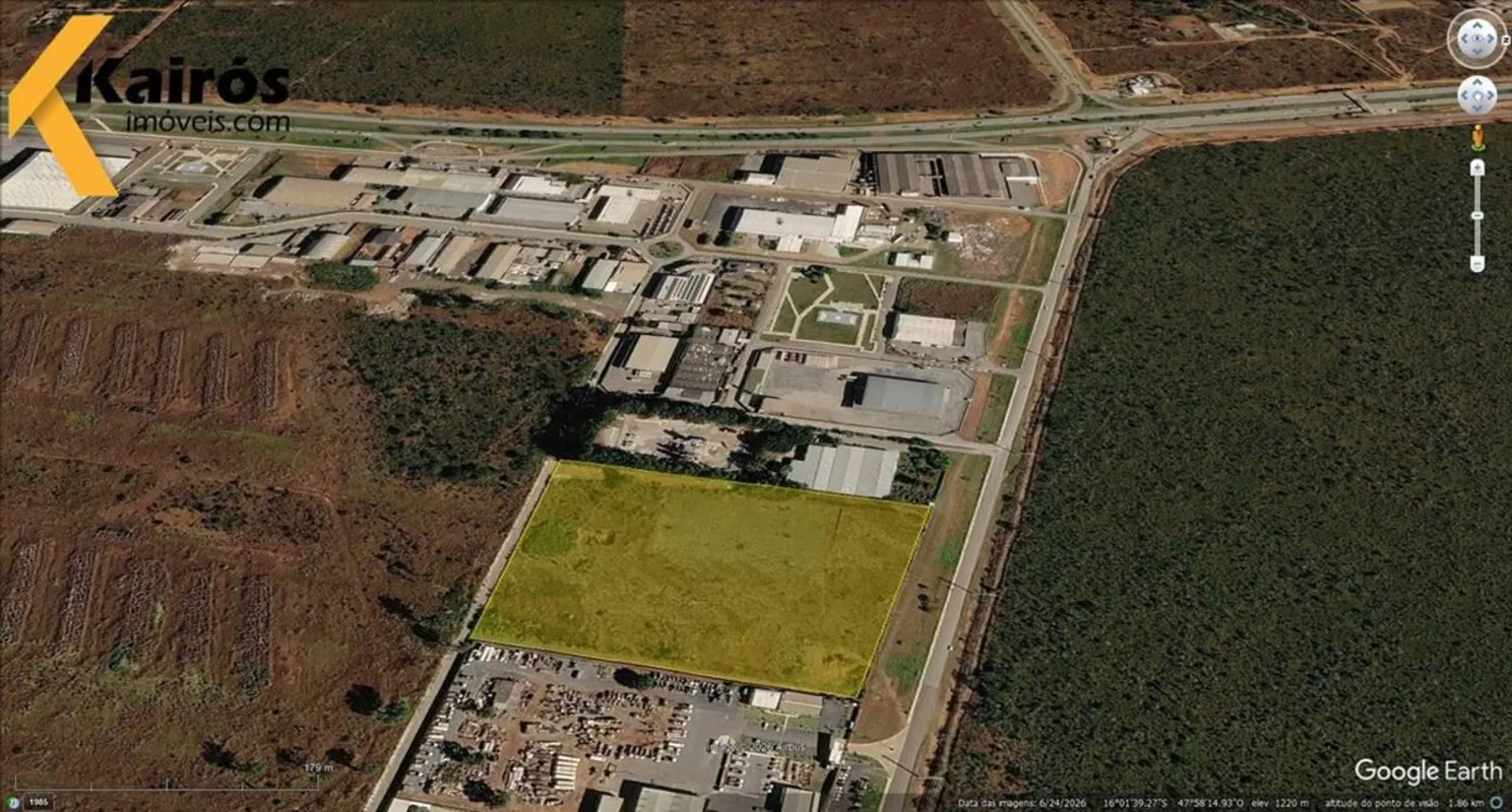 Vendo terreno com 50.463 m² no Pólo JK. Inf.: (61) 9.8300-2010Disponibilizamos p...