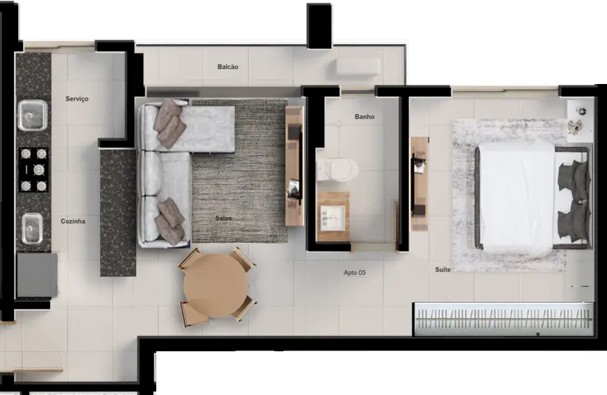 Primeiro alto padrão da região, planta ampla e moderna, empreendimento diferenci...