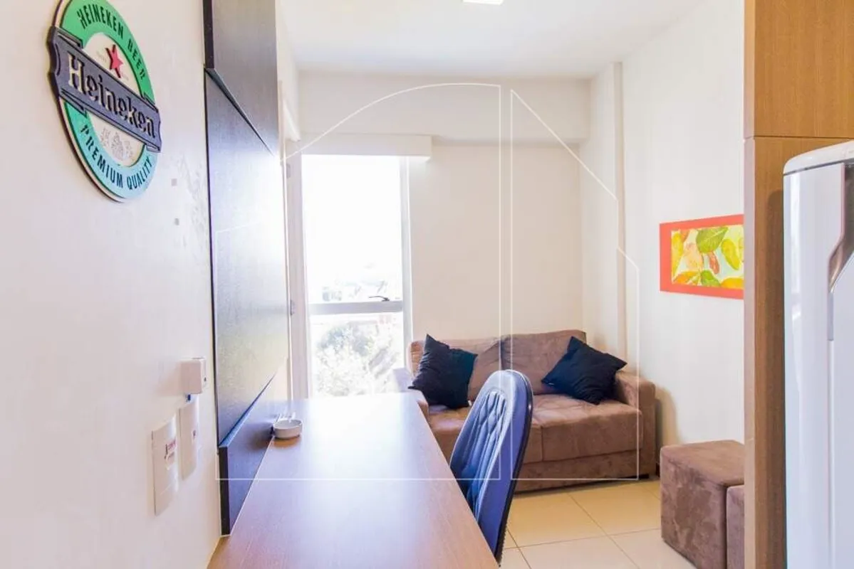 DALL'OCA IMÓVEIS ALUGA:Excelente kit/studio, dividida, mobiliada, localizado pró...