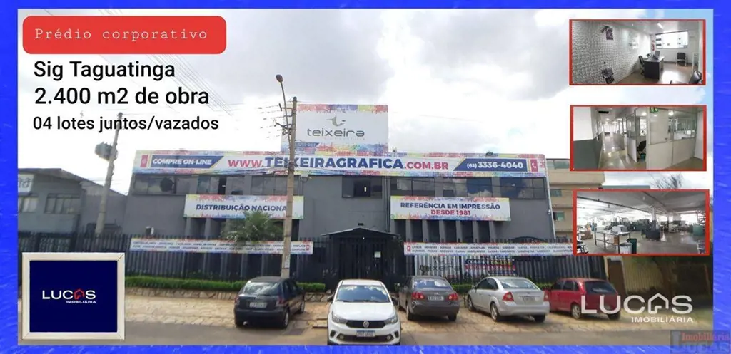 Prédio a venda do Setor Grafico de Taguatinga- 04 lotes juntos (cada lote 300 m2...