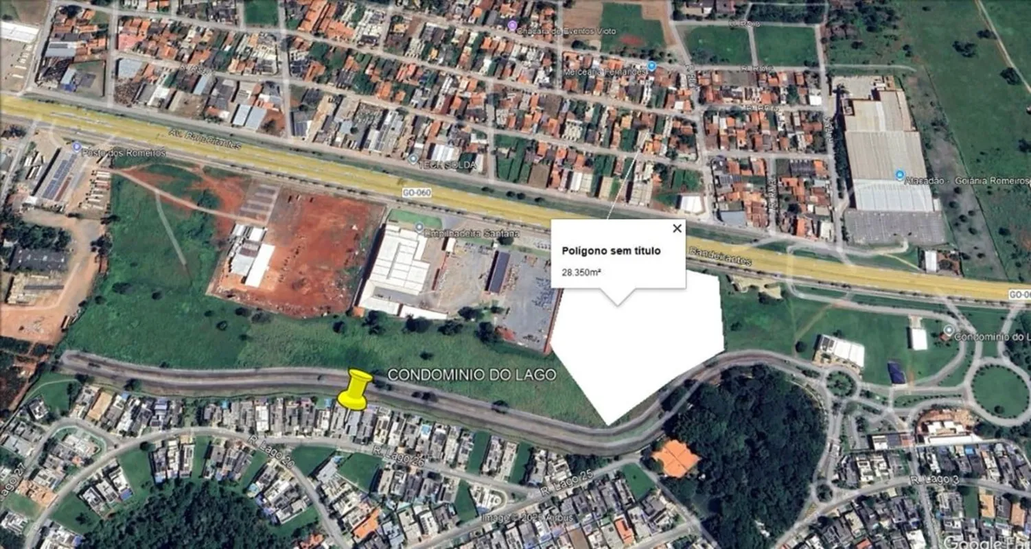 Área Espetacular com 28.350m².Rodovia GO - 060, sentido Trindade para Goiânia226...