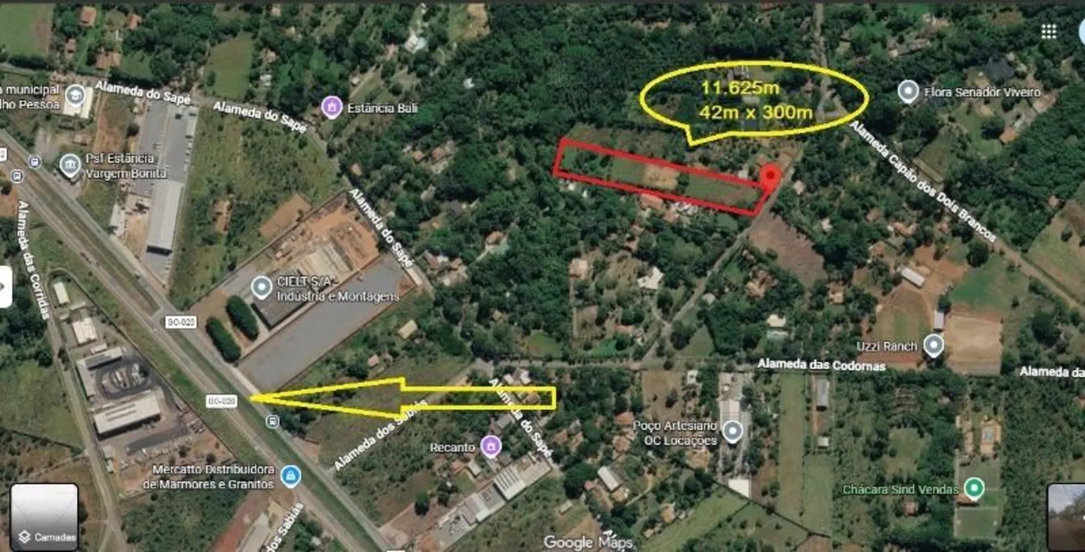 HENRIQUE: 9 8 1 9 8-4 2 4 0 (whatsapp) Área/Chácara com 11.625m², Alameda dos In...
