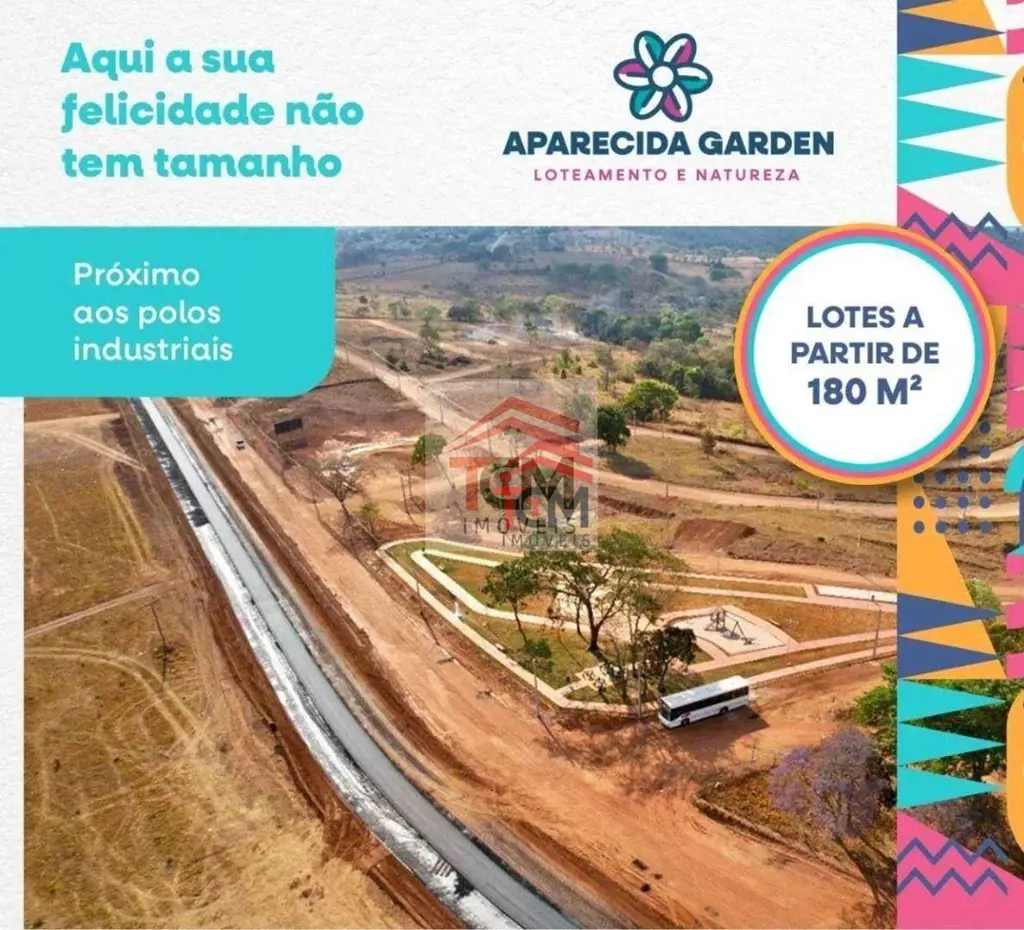 Lotes a partir de 183 m² - Loteamento Aparecida Garden- Parcelas de R$ 499,00- E...