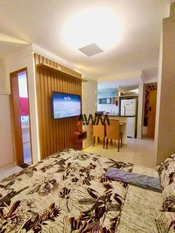 Flat mobiliado e decorado, de muito bom gosto para, com todas as comodidades a p...