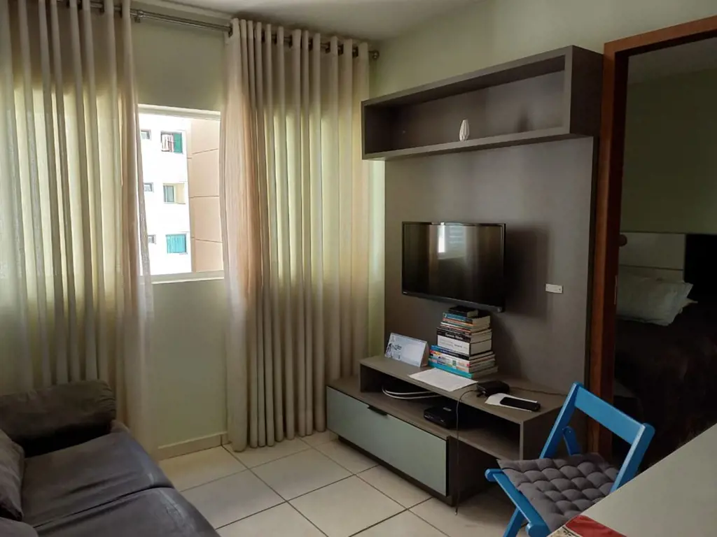 Excelente Apartamento padrão com 01 quarto, sendo suíte, sala, cozinha conjugada...
