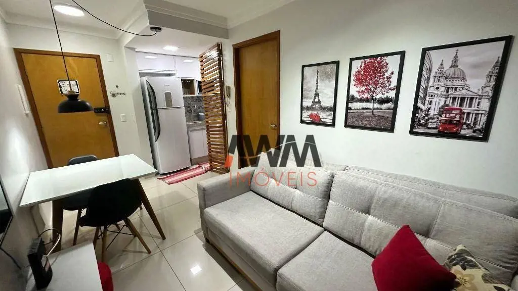 Apartamento 1 Quarto MOBILIADO e decorado, um espetáculo de apartamento, climati...