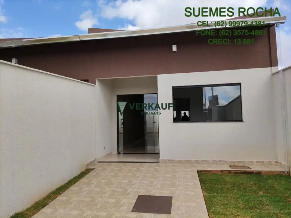 Casa 02 quartos sendo uma suíte, sala, cozinha americana, banheiro social , hall...