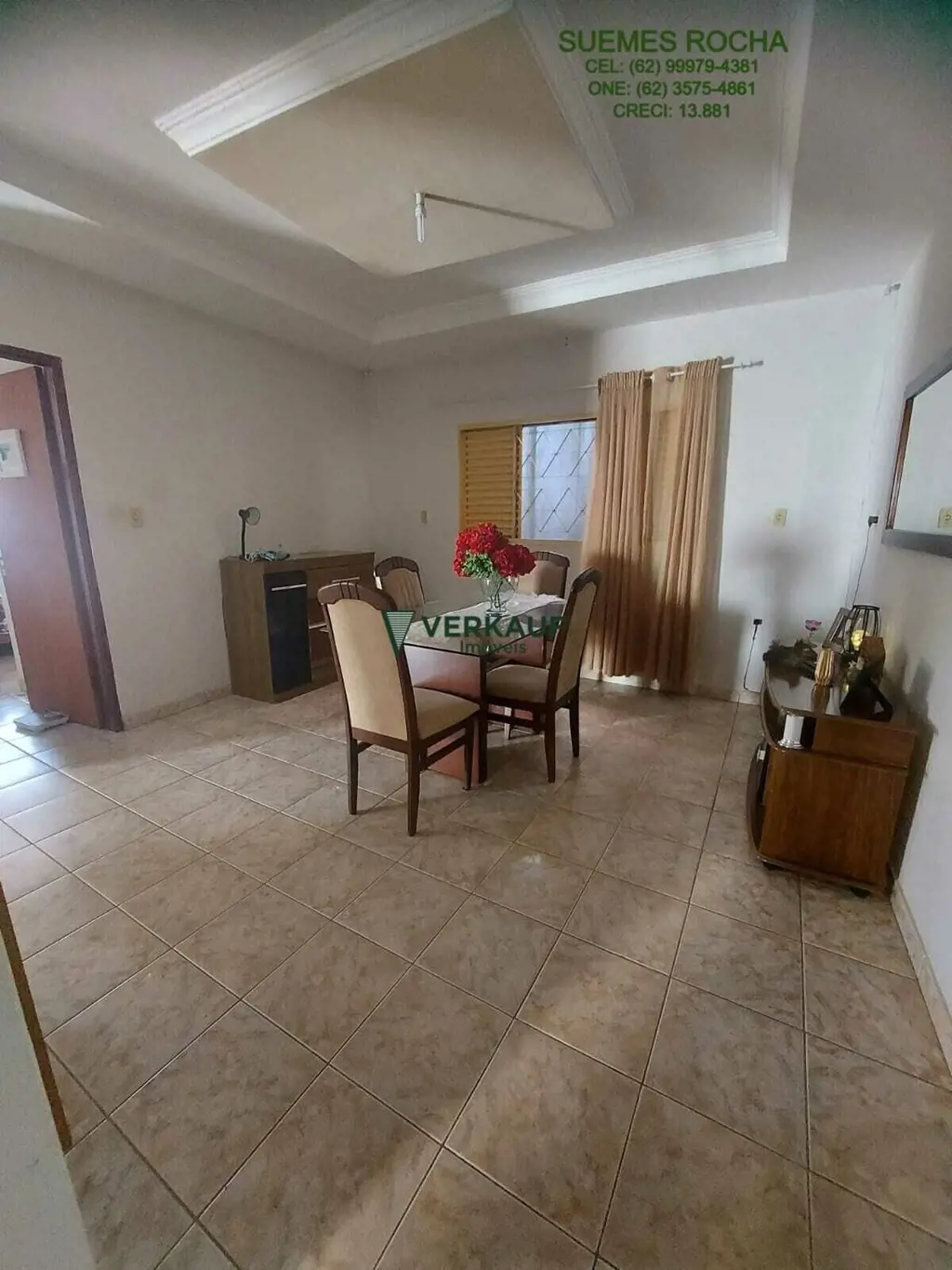 Casa 03 quartos, sala de estar, sala de jantar, cozinha convencional, área de se...