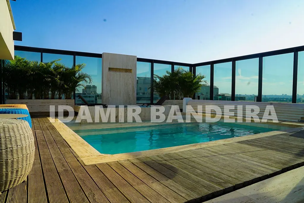 A Cobertura Linear de 4 suítes de 347 m² nos condomínios fechados do Park Sul of...