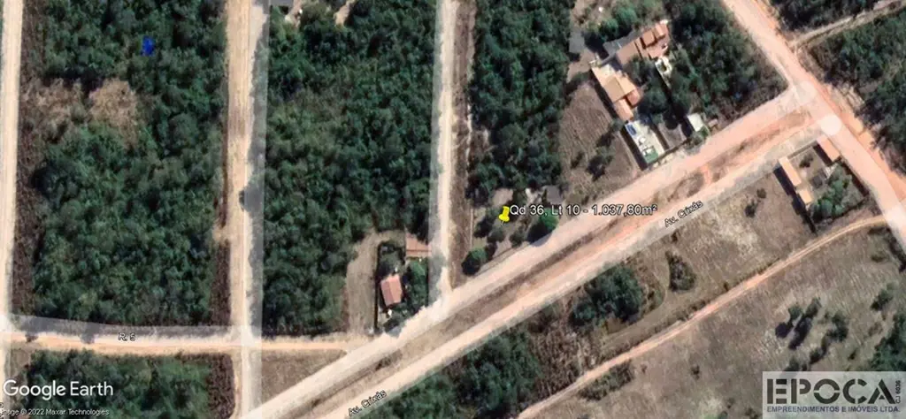 Chácara de esquina no Loteamento Jardim Iracy na Cidade de Aruanã, com 1.037,80m...