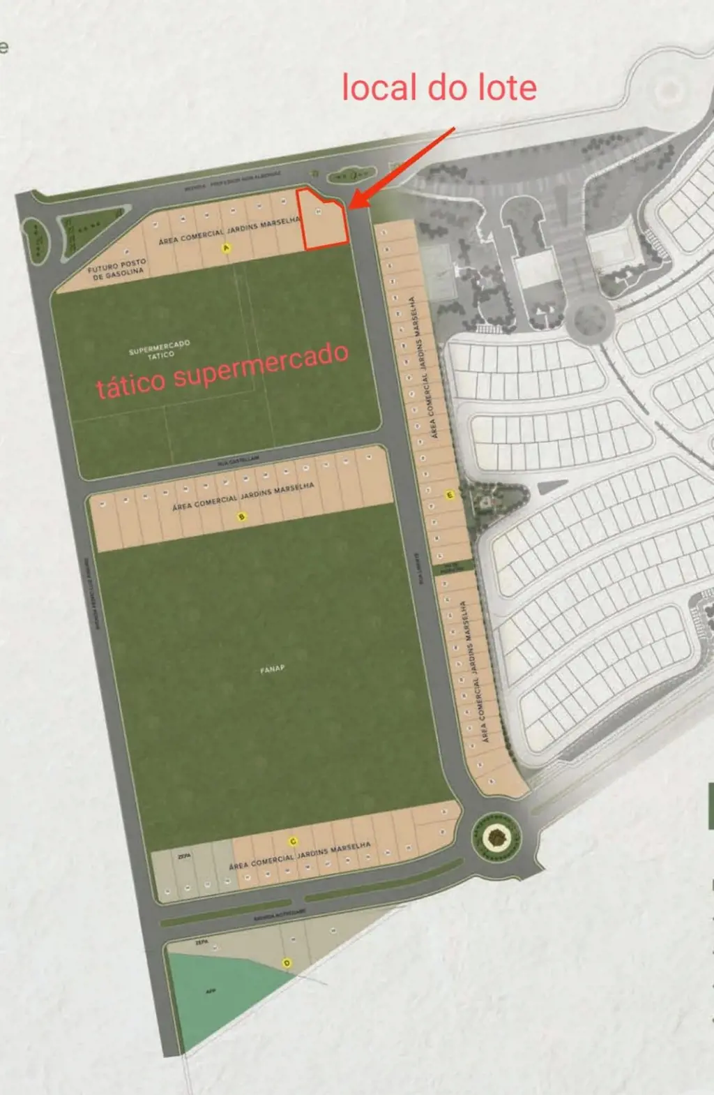 vendo lote em área comercial jardins Marselha 1,702.01 metros o maior da área co...