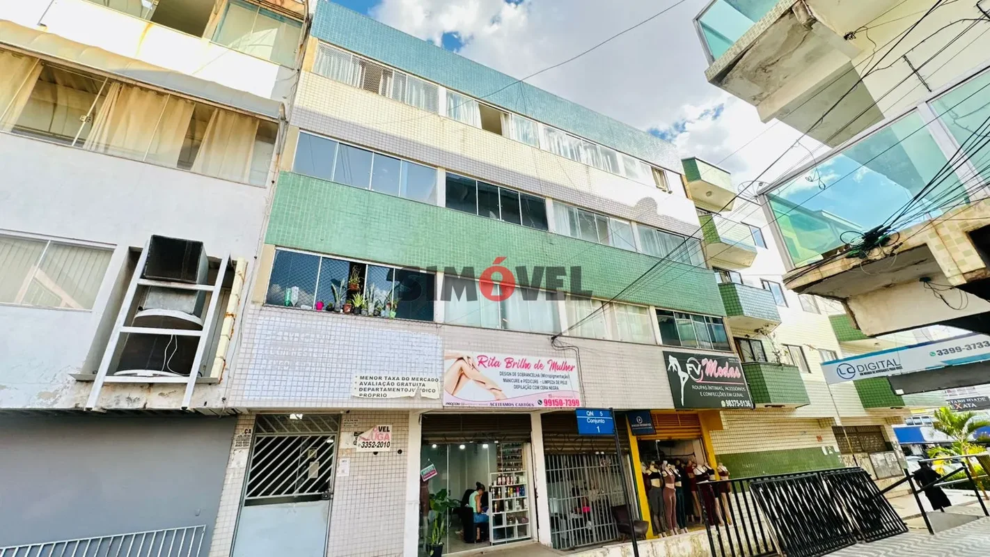 CLN 05 BLOCO F - Apartamento com 1 dormitório, 35 m²/ R$ 700,00 - Riacho Fundo -...