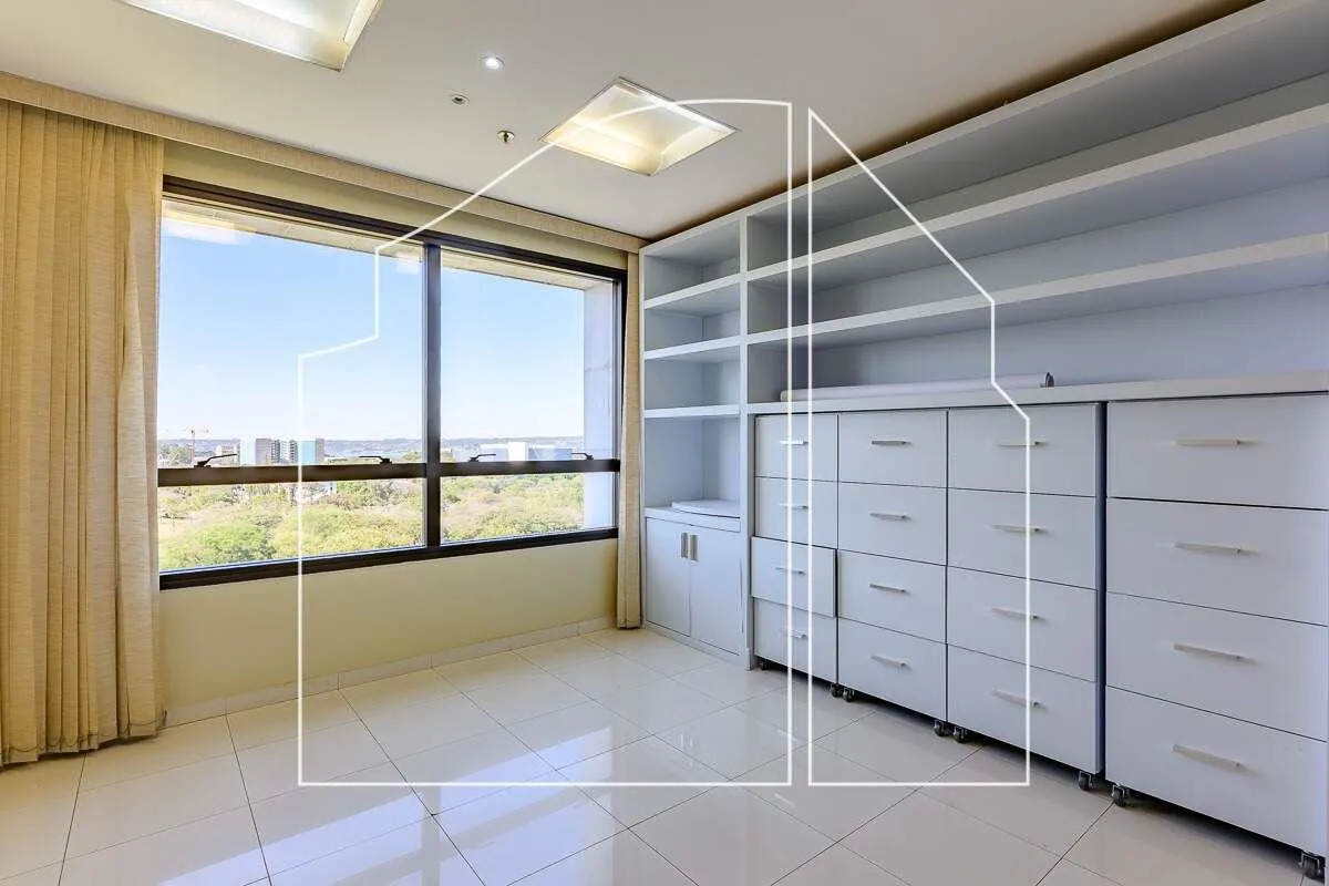DALL´OCA IMÓVEIS ALUGA: Excelente conjunto de salas semi mobiliada, com vista li...