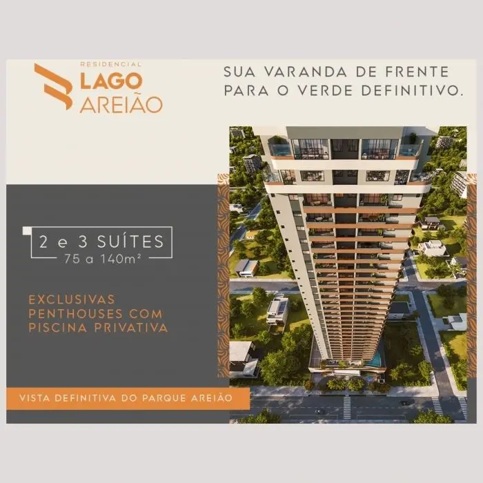 Residencial Lago Areião, uma vida de encher os olhos!Bancada da cozinha em grani...