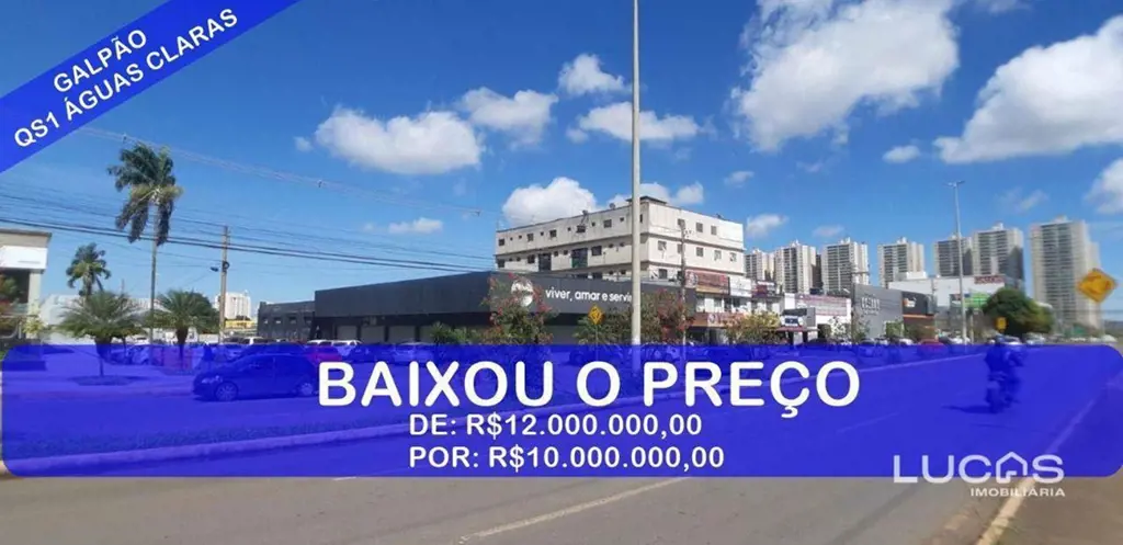 Venda de Loja - Águas Claras Loja de esquina com 940 m2, 03 frentes livres, com ...