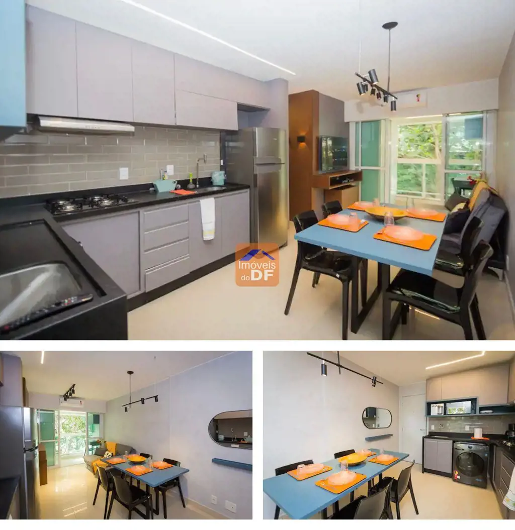 Apartamento andar alto, de canto, cercado de jardins. 2 quartos separados, 1 cam...