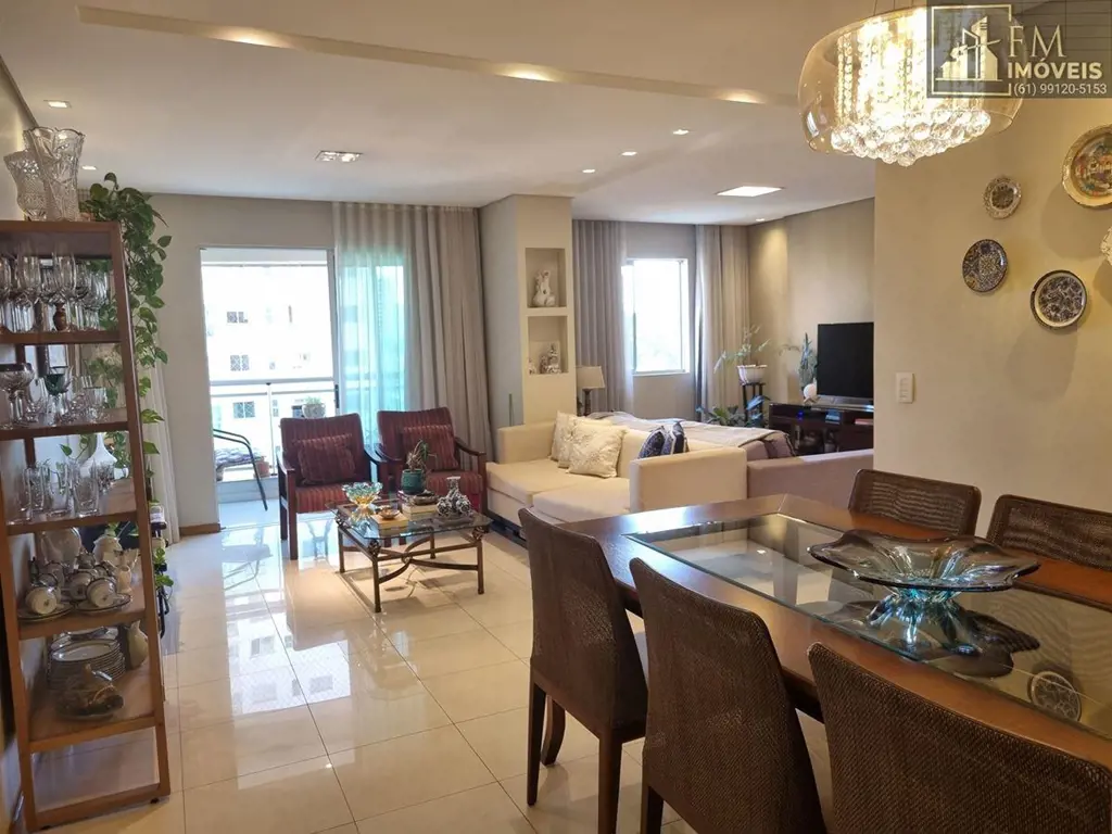 Exclusivo!Águas Claras Norte Residencial Harmonie 112 metros, 3 suítes, sala amp...