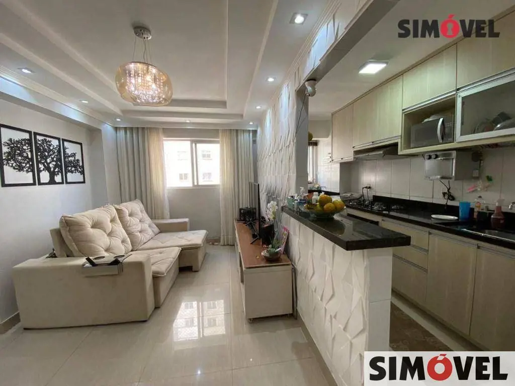 Apto de 54m² no Res. Long Beach, 2 Qtos, Suíte, Armários, Lazer Completo, Vaga C...