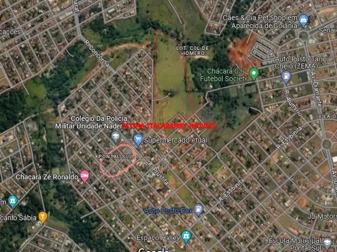 CHACARA CONTENDO: 41.650,00 M² MAIS 101.937,00 M² O REMANESCENTE DA GLEBA SEM DE...