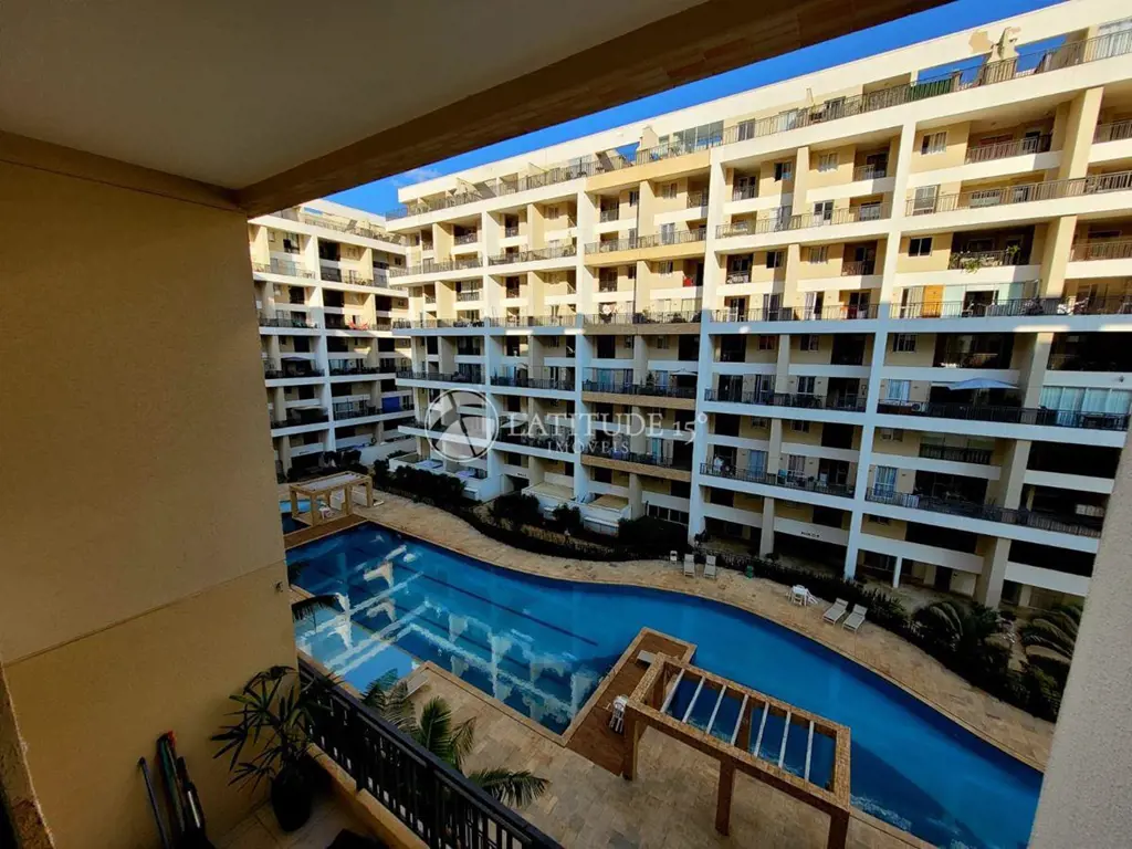 Latitude 15º Imóveis aluga lindo apartamento com 37 m², quarto e sala mobiliada,...