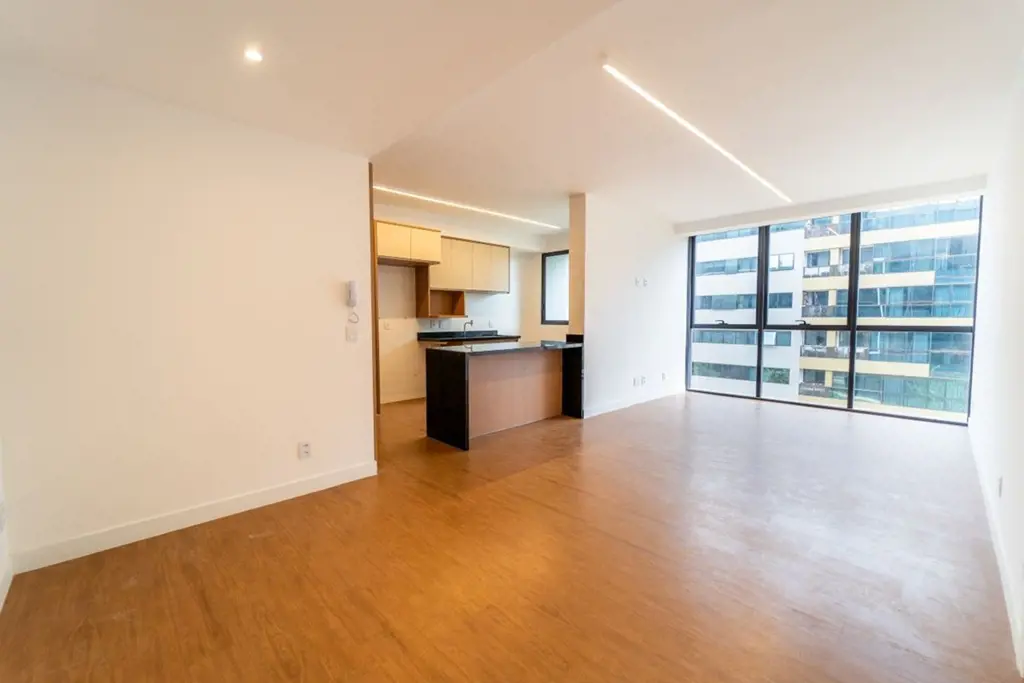 DALL'OCA IMÓVEIS ALUGA:Excelente apartamento, novo, com projeto de iluminação e ...