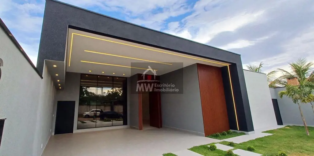 - MW Imóveis Vende Casa Térrea Nova no Condomínio RK- Área Construída de 340m², ...
