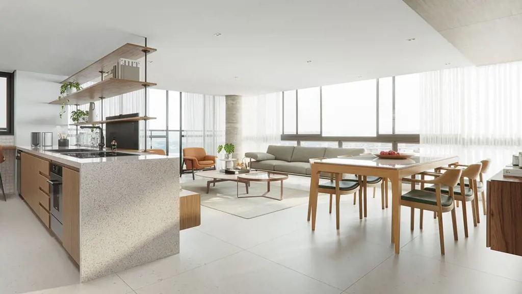 Apartamento a venda com 04 quartos, na Asa Norte, Brasília, DF. Arquitetura cont...