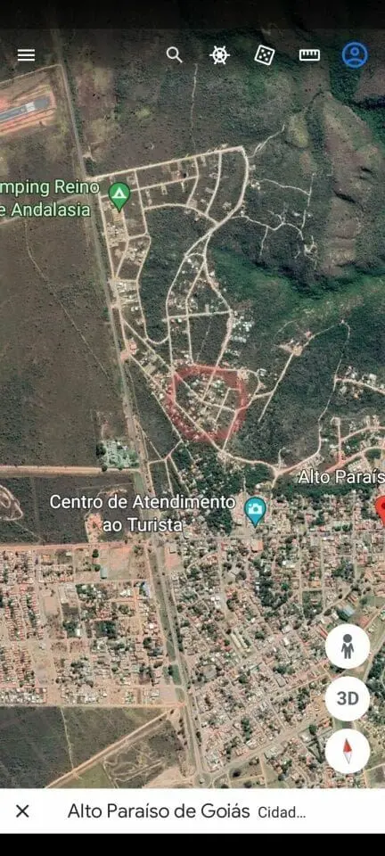 Lote com escritura, 540 m², três faces muradas, cerrado preservado, com palmeira...