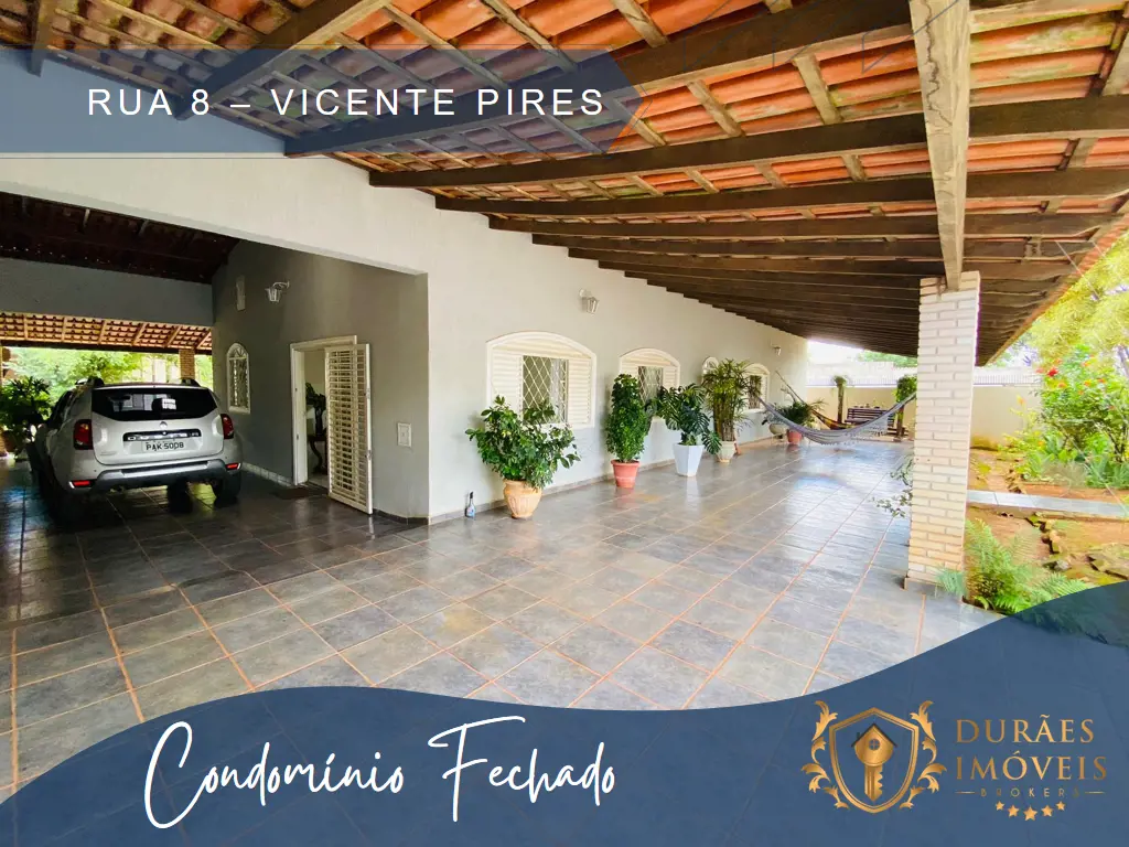 CASA 03 QUARTOS RUA 08 VICENTE PIRES LOTE DE 903m²A Durães Imóveis Brokers tem a...