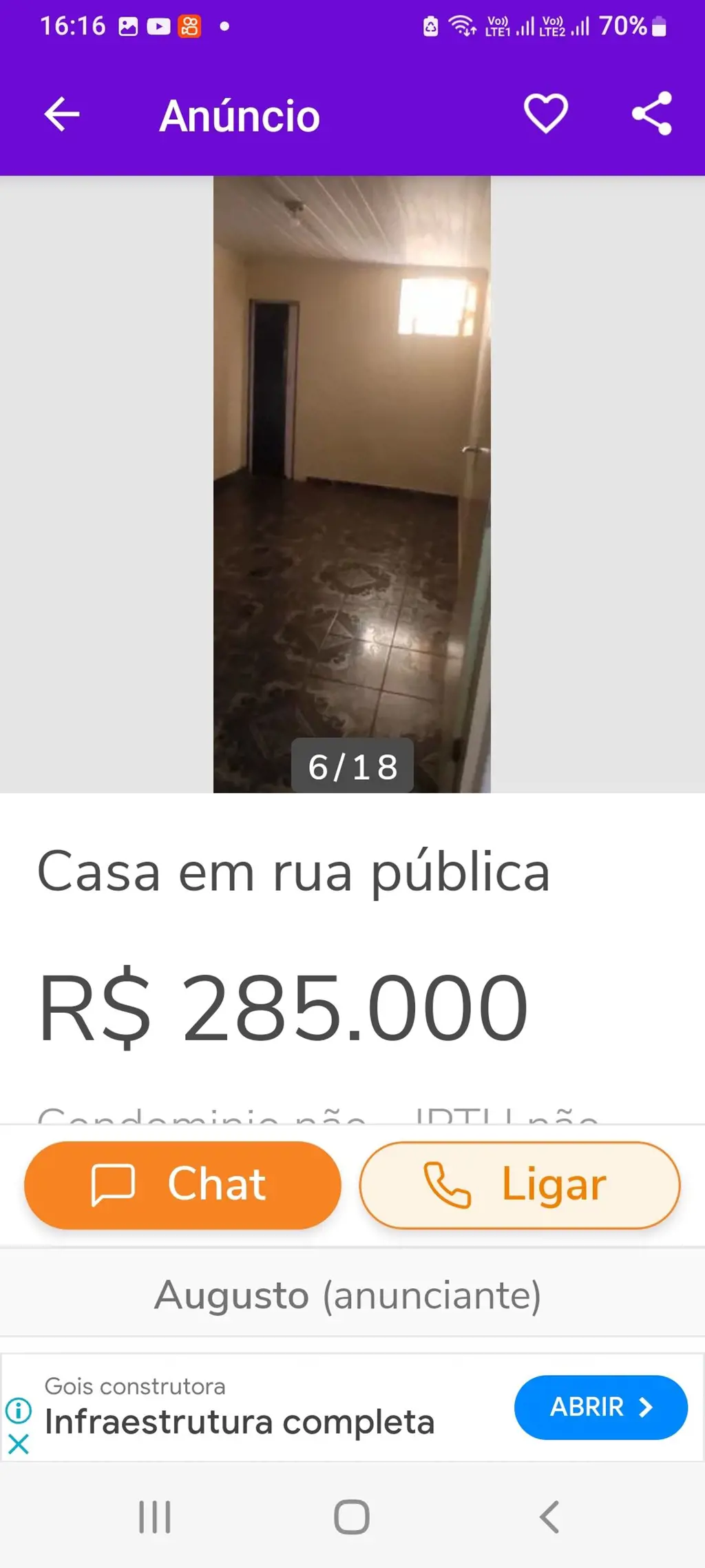 Oportunidade para quem quer morar em uma casa com 3 Dormitórios, Sala, Banheiro,...