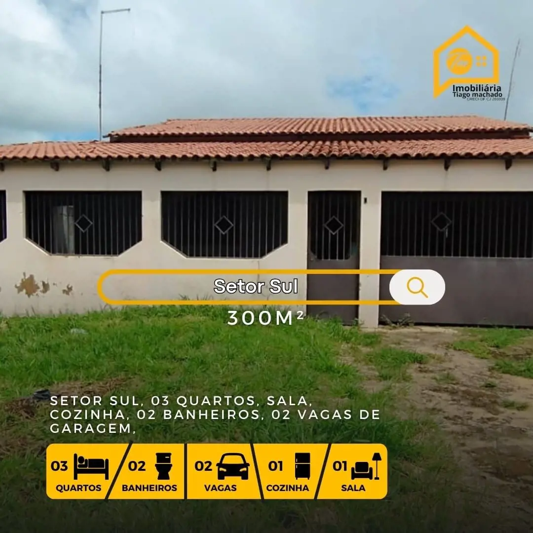 Ótima Casa no Setor Sul do GamaCasa com 3 quartos, sendo 1 com suíte,Sala, cozin...