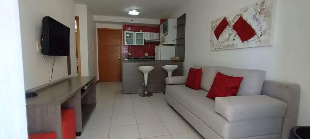 A Invest Flat Imobiliária aluga apartamento no Ed. Biarritz, com 44m² no 9º anda...