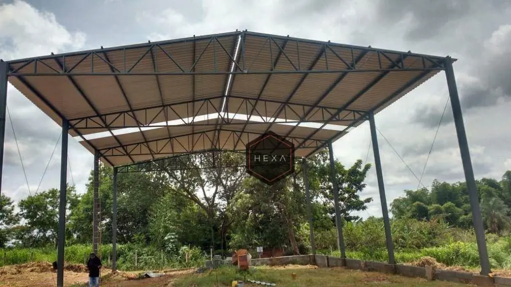 Área 7.200 m² Polo Industrial de Aparecida de Goiânia, com 2 barracões simples, ...