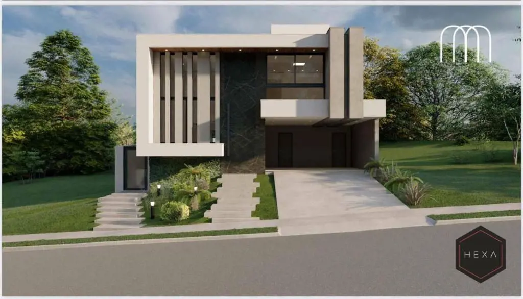 Casa Sobrado no Jardins Capri4 suítes sendo uma master com closet no piso superi...