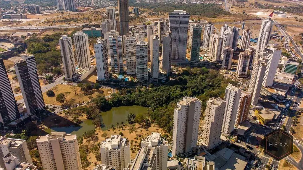 Apartamento para alugar no Residencial Vista Parque no Jardim Goiás em Goiânia.E...
