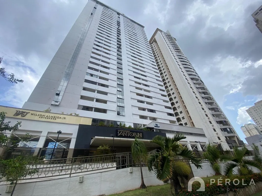 Apartamento com um quarto suíte, sala com sacada, cozinha americana e área de se...